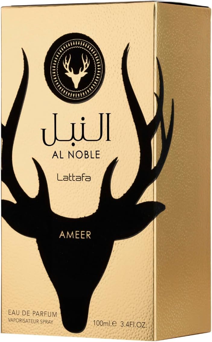 Perfume Lattafa Al Noble Ameer 100ml Original Importado - Fragrância Masculina Premium Árabe