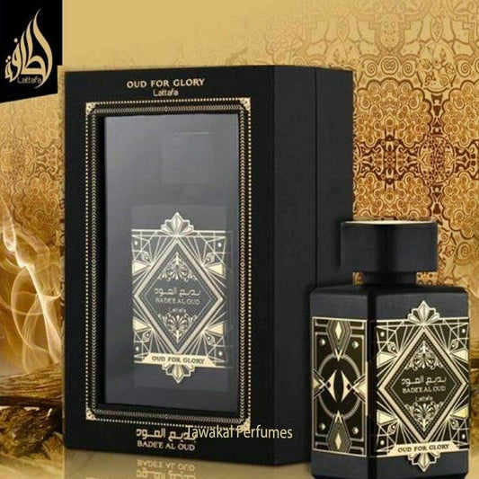 Perfume Lattafa Badee Al Oud For Glory 100ml Original Importado - Fragrância Unissex Premium Árabe Eau de Parfum