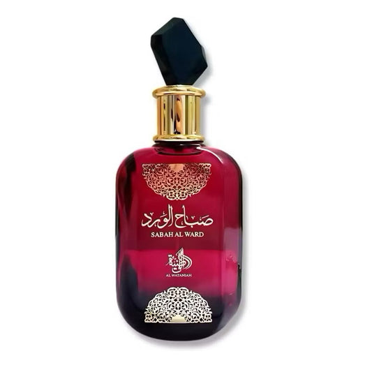 Perfume Al Wataniah Sabah Al Ward 100ml Original Importado - Fragrância Feminina Premium Árabe Eau de Parfum
