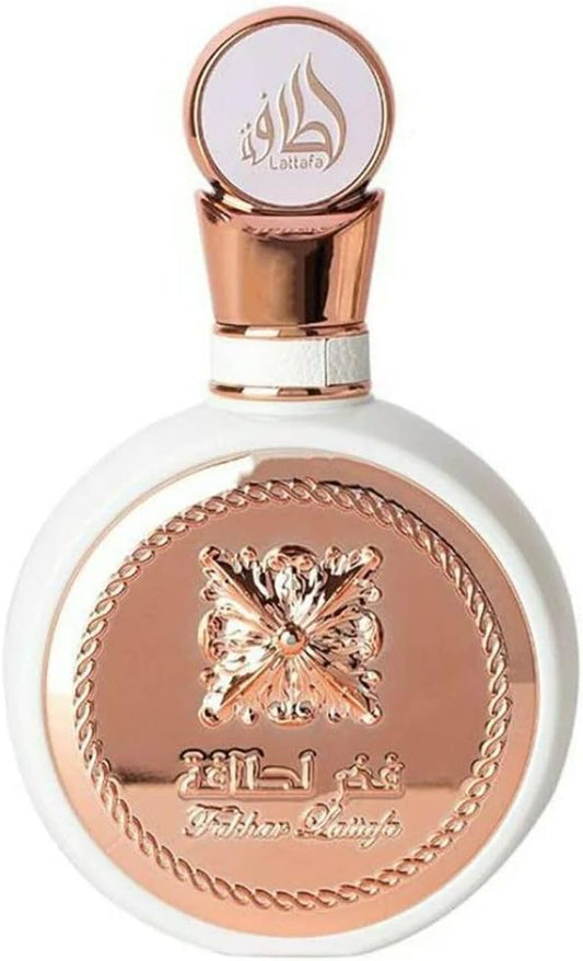 Perfume Lattafa Fakhar Rose 100ml Original Importado - Fragrância Unissex Premium Árabe Eau de Parfum