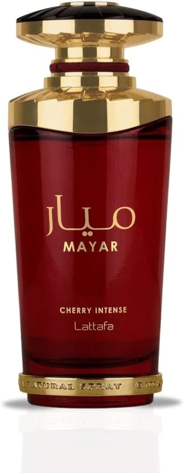 Perfume Lattafa Mayar Cherry Intense 100ml Original Importado - Fragrância Feminina Premium Árabe Eau de Parfum
