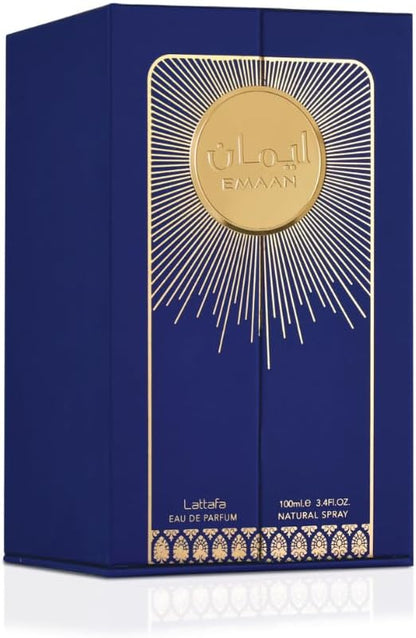 Perfume Lattafa Emaan 100ml Original Importado - Fragrância Feminina Premium Árabe Eau de Parfum