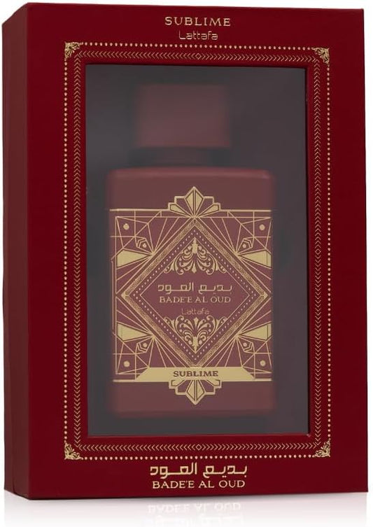 Perfume Lattafa Badee Al Oud Sublime 100ml Original Importado - Fragrância Unissex Premium Árabe Eau de Parfum