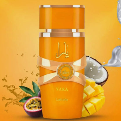 Perfume Lattafa Yara Tous 100ml Original Importado - Fragrância Feminina Premium Árabe Eau de Parfum