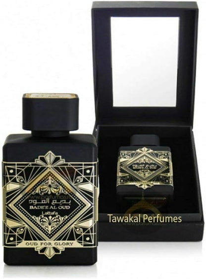 Perfume Lattafa Badee Al Oud For Glory 100ml Original Importado - Fragrância Unissex Premium Árabe Eau de Parfum