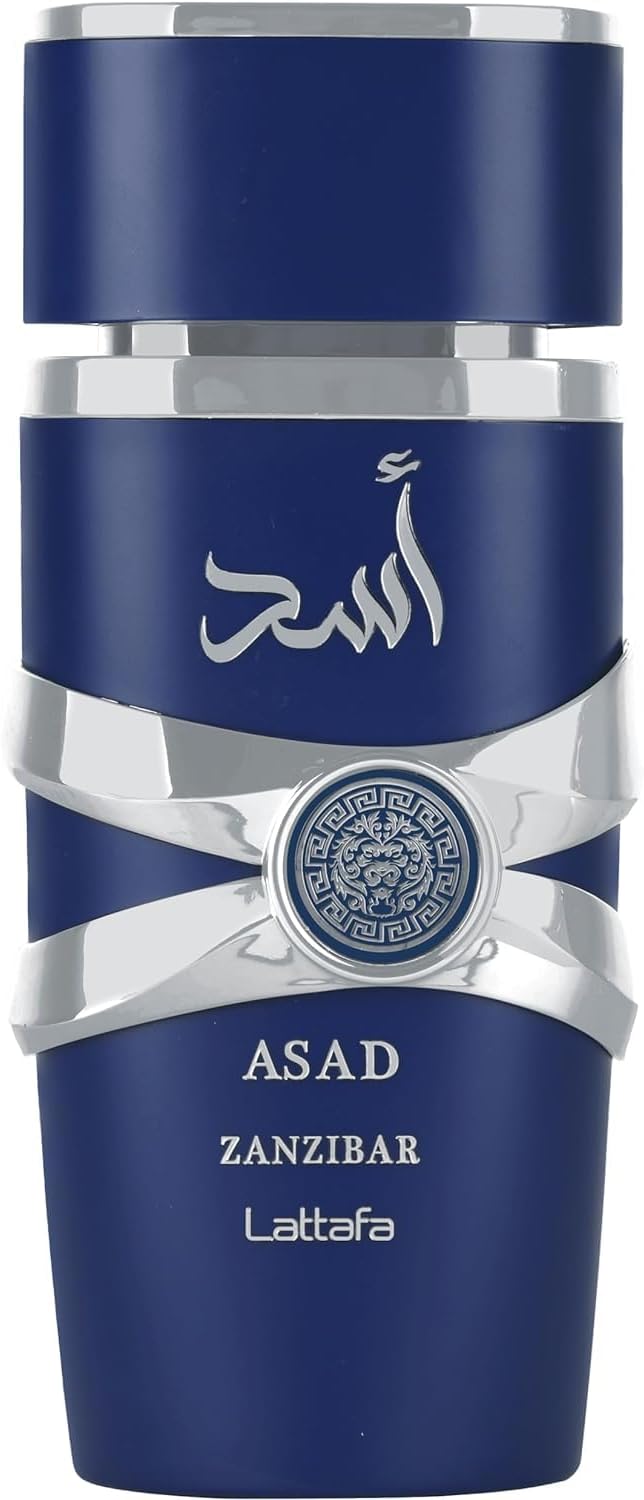 Perfume Lattafa Asad Zanzibar Limited Edition 100ml Original Importado - Fragrância Masculina Premium Árabe Eau de Parfum
