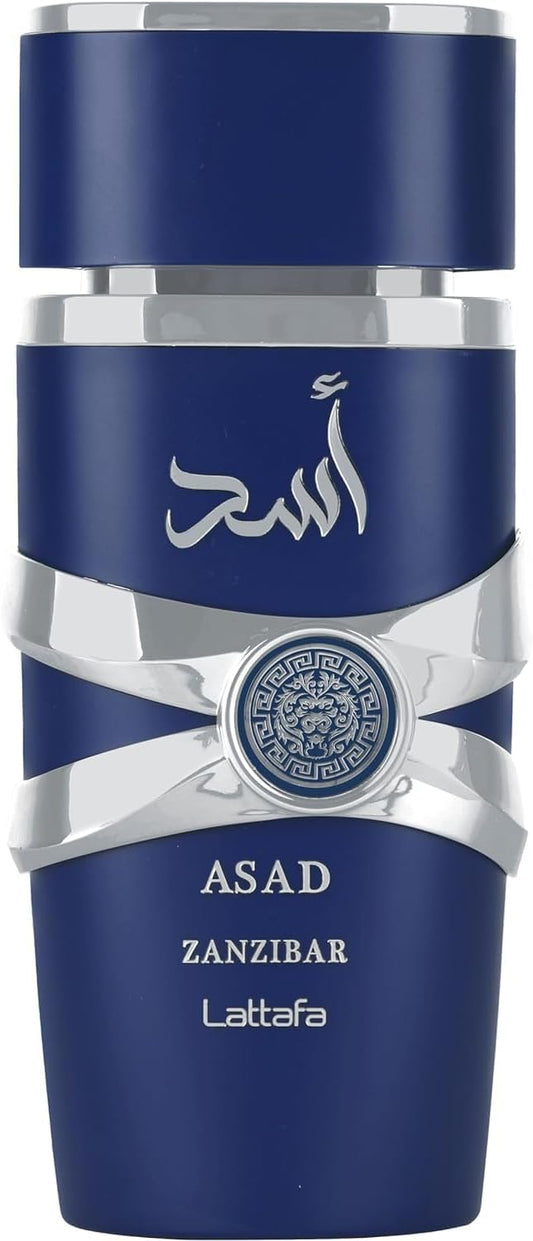Perfume Lattafa Asad Zanzibar Limited Edition 100ml Original Importado - Fragrância Masculina Premium Árabe Eau de Parfum