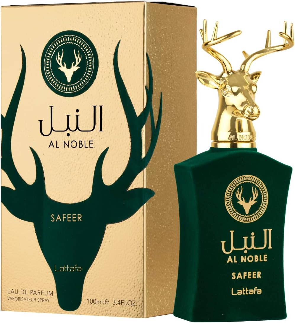 Perfume Lattafa Al Noble Safeer 100ml Original Importado - Fragrância Masculina Premium Árabe Eau de Parfum
