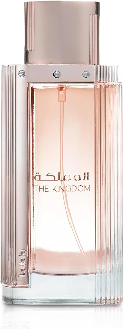 Perfume Lattafa The Kingdom Women 100ml Original Importado - Fragrância Feminina Premium Árabe Eau de Parfum