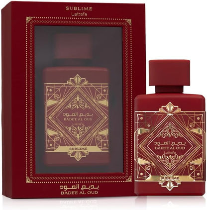 Perfume Lattafa Badee Al Oud Sublime 100ml Original Importado - Fragrância Unissex Premium Árabe Eau de Parfum