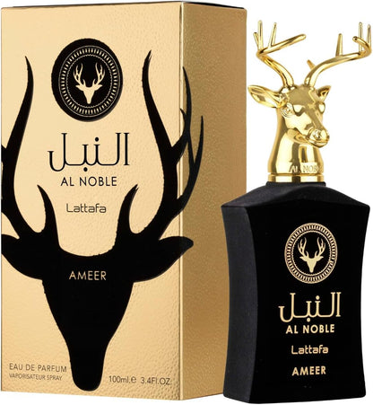 Perfume Lattafa Al Noble Ameer 100ml Original Importado - Fragrância Masculina Premium Árabe