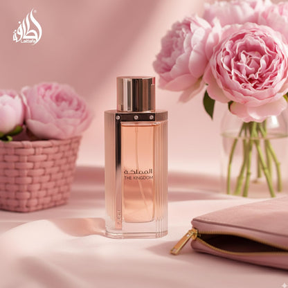 Perfume Lattafa The Kingdom Women 100ml Original Importado - Fragrância Feminina Premium Árabe Eau de Parfum