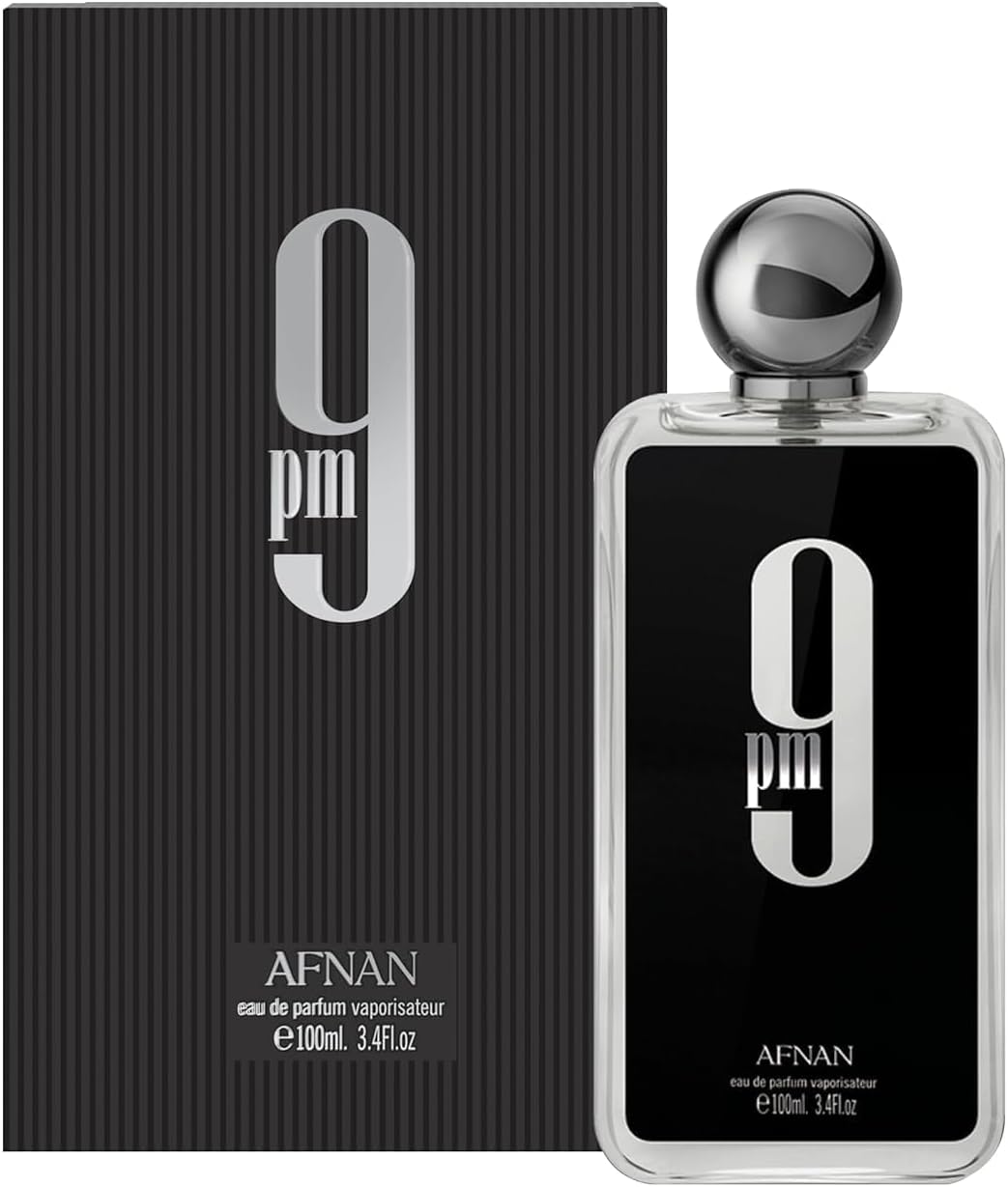 Perfume Afnan 9pm Black 100ml Original Importado - Fragrância Masculina Premium Árabe Eau de Parfum