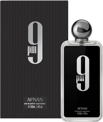 Perfume Afnan 9pm Black 100ml Original Importado - Fragrância Masculina Premium Árabe Eau de Parfum