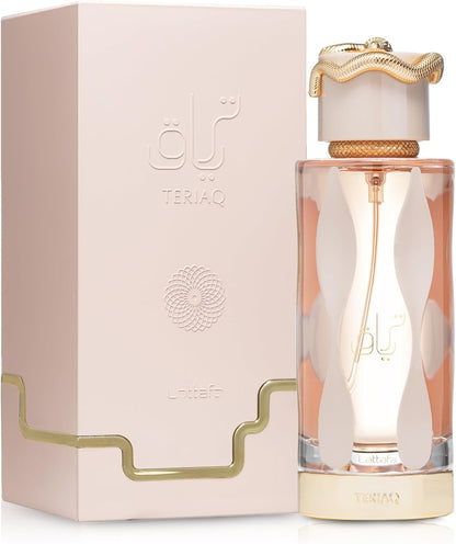 Perfume Lattafa Teriaq 100ml Original Importado - Fragrância Unissex Premium Árabe Eau de Parfum