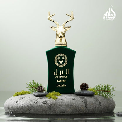 Perfume Lattafa Al Noble Safeer 100ml Original Importado - Fragrância Masculina Premium Árabe Eau de Parfum