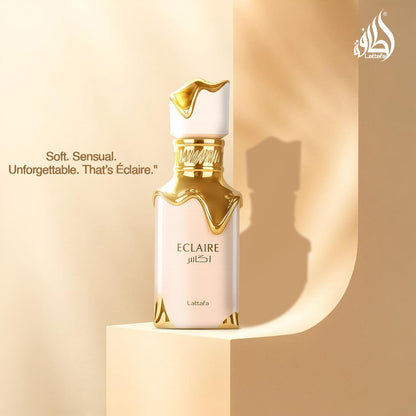 Perfume Lattafa Eclaire 100ml Original Importado - Fragrância Feminina Premium Árabe Eau de Parfum