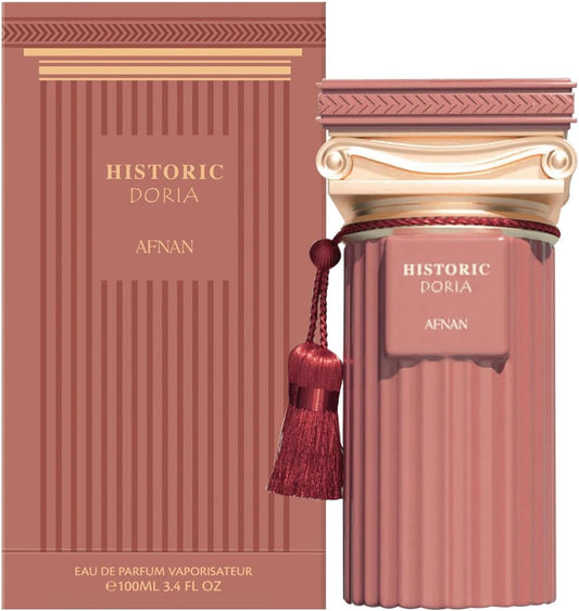 Perfume Afnan Historic Doria 100ml Original Importado - Fragrância Feminina Premium Árabe Eau de Parfum
