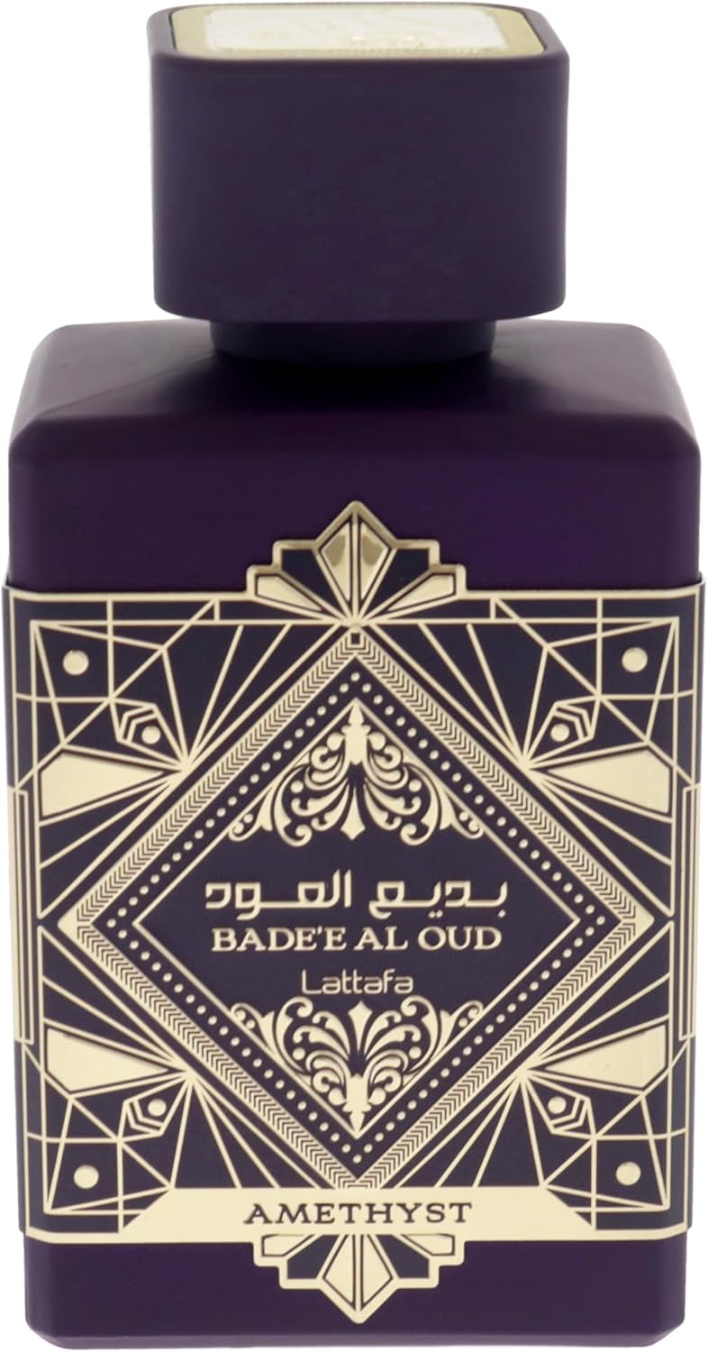 Perfume Lattafa Badee Al Oud Amethyst 100ml Original Importado - Fragrância Unissex Premium Árabe Eau de Parfum