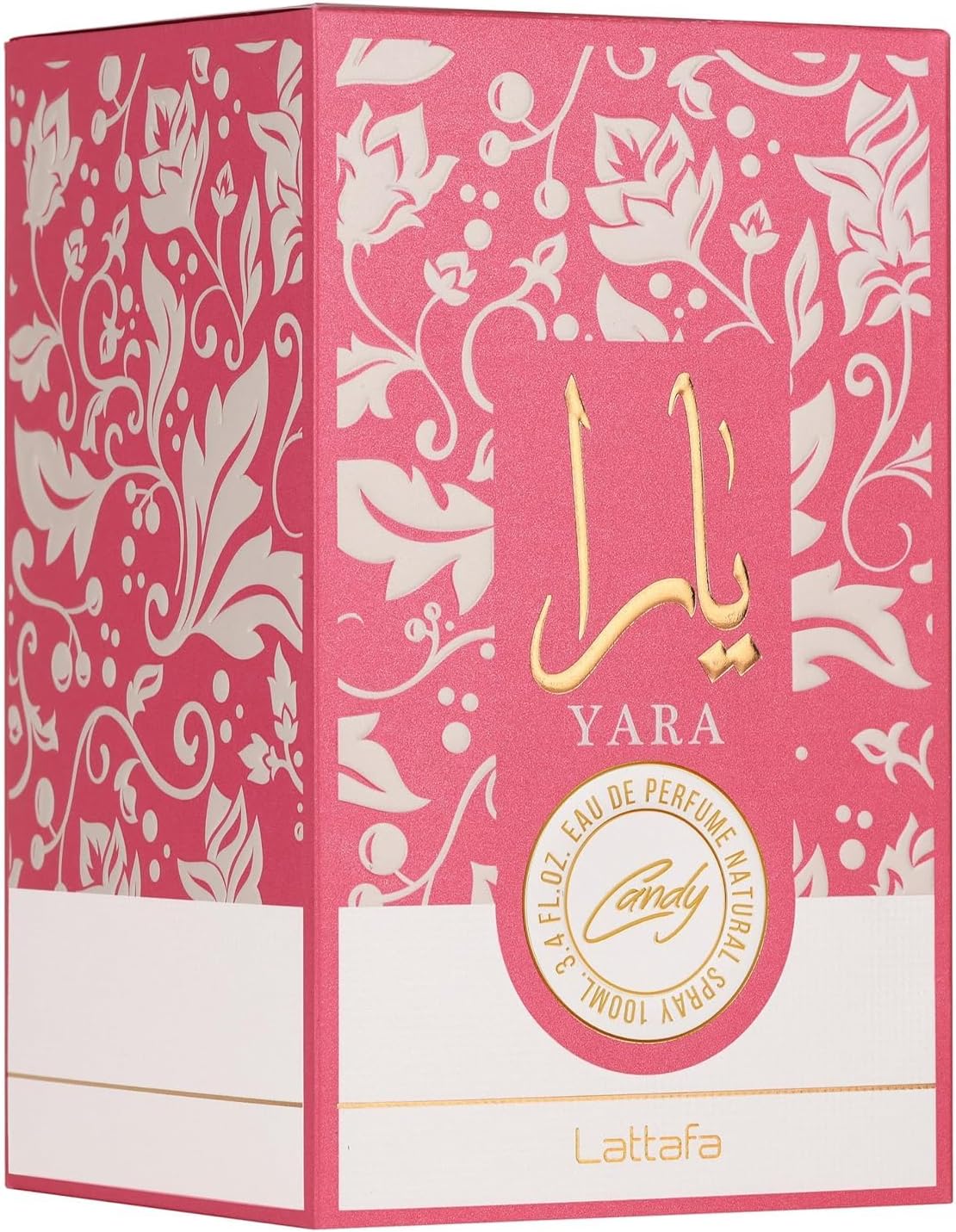 Perfume Lattafa Yara Candy 100ml Original Importado - Fragrância Feminina Premium Árabe Eau de Parfum