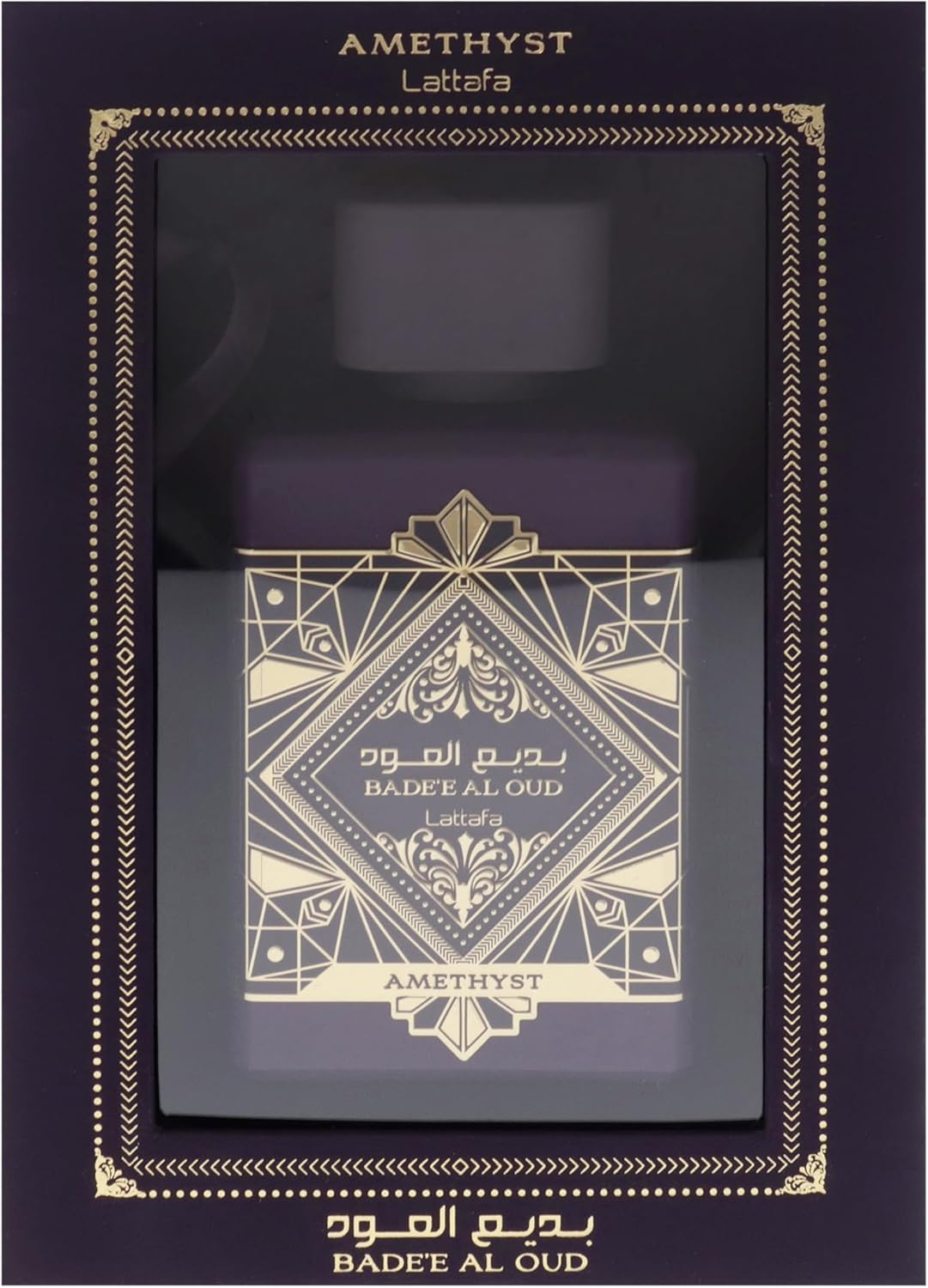 Perfume Lattafa Badee Al Oud Amethyst 100ml Original Importado - Fragrância Unissex Premium Árabe Eau de Parfum
