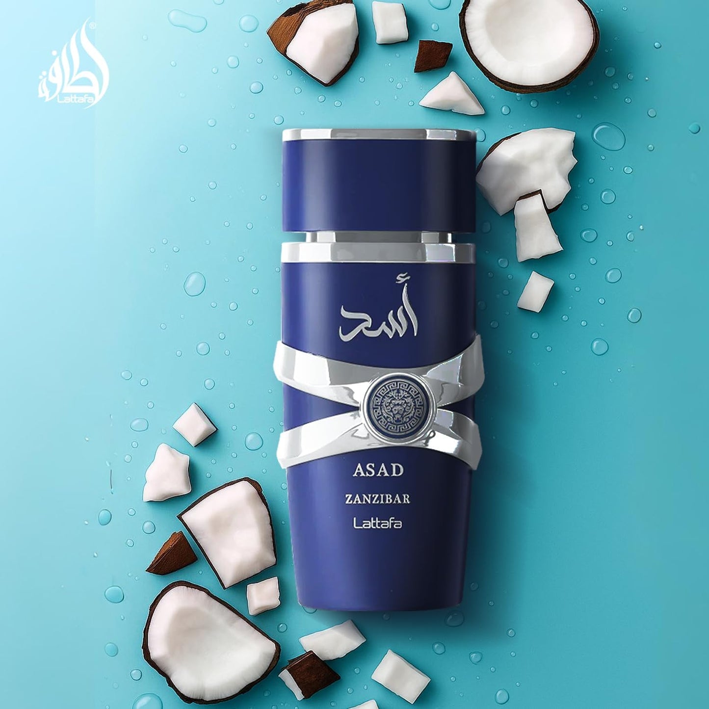 Perfume Lattafa Asad Zanzibar Limited Edition 100ml Original Importado - Fragrância Masculina Premium Árabe Eau de Parfum