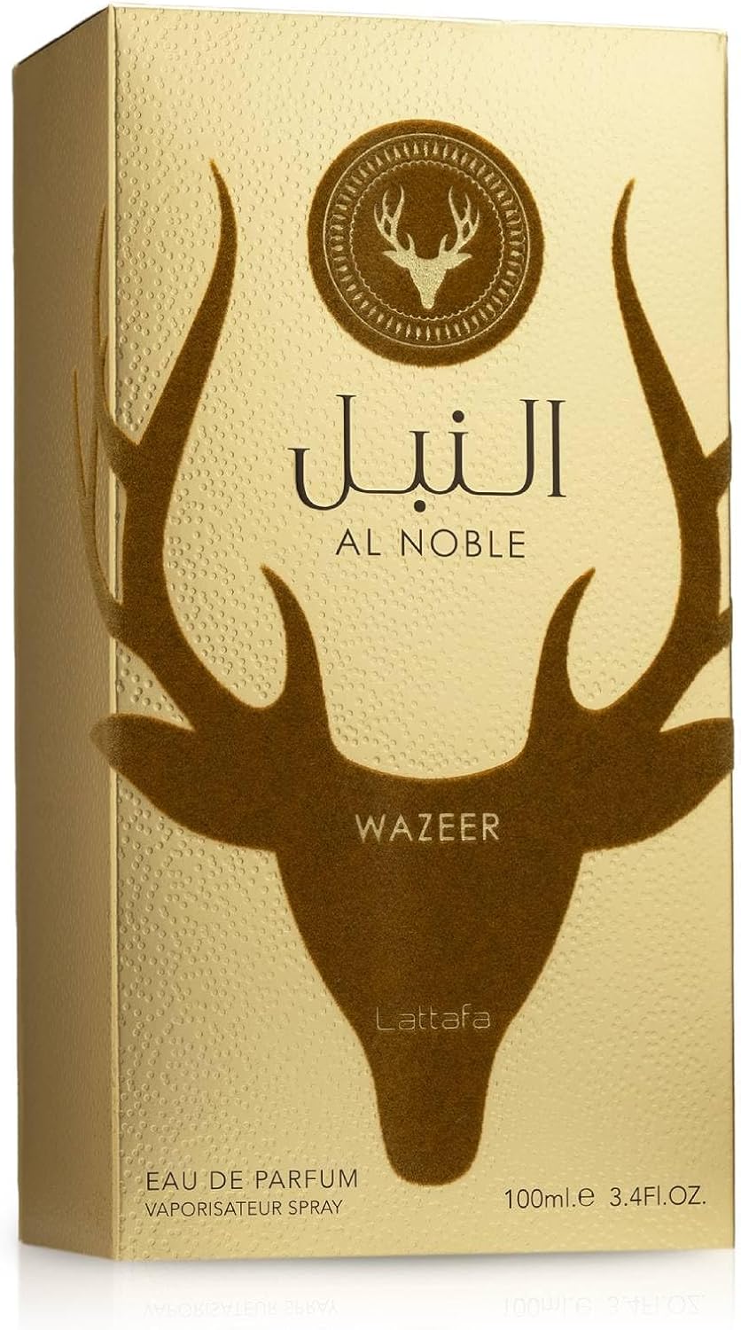 Perfume Lattafa Al Noble Wazeer 100ml Original Importado - Fragrância Masculina Premium Árabe Eau de Parfum