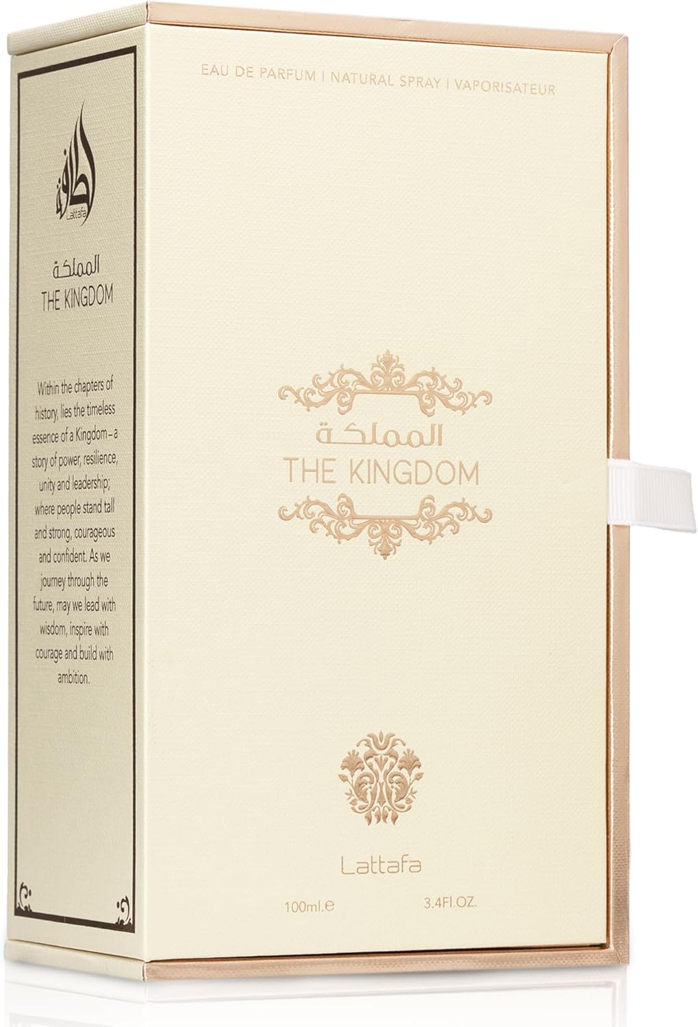 Perfume Lattafa The Kingdom Women 100ml Original Importado - Fragrância Feminina Premium Árabe Eau de Parfum