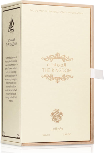 Perfume Lattafa The Kingdom Women 100ml Original Importado - Fragrância Feminina Premium Árabe Eau de Parfum