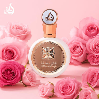 Perfume Lattafa Fakhar Rose 100ml Original Importado - Fragrância Unissex Premium Árabe Eau de Parfum