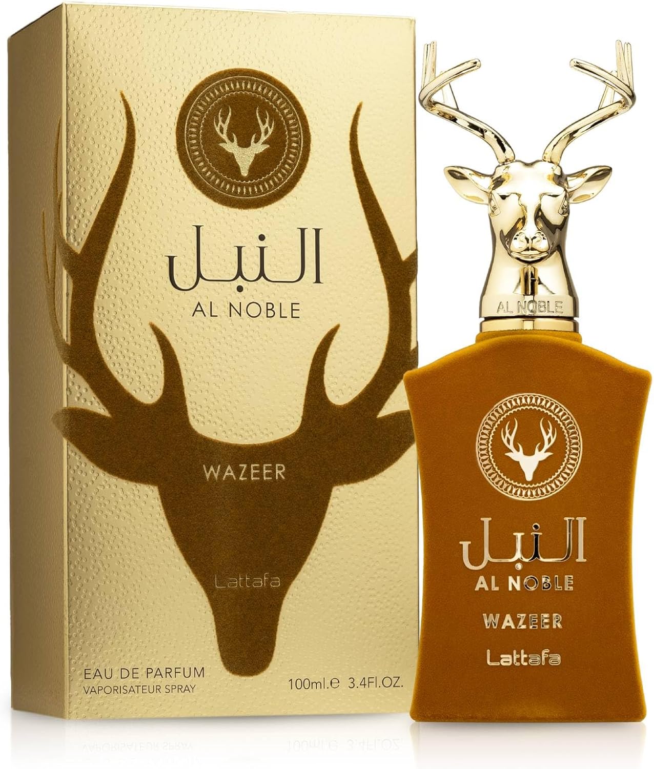 Perfume Lattafa Al Noble Wazeer 100ml Original Importado - Fragrância Masculina Premium Árabe Eau de Parfum