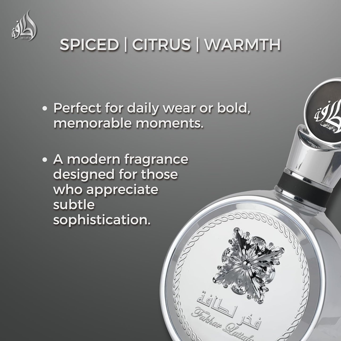 Perfume Lattafa Fakhar Platin 100ml Original Importado - Fragrância Masculina Premium Árabe