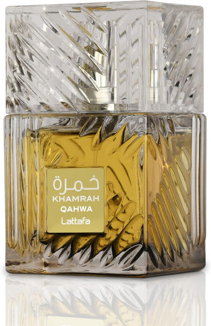 Perfume Lattafa Khamrah Qahwa 100ml Original Importado - Fragrância Unissex Premium Árabe Eau de Parfum