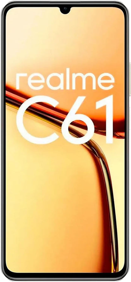 Smartphone Realme C61 256GB 8GB RAM Câmera 50MP Bateria 5000mAh Tela 6,74'' - Dourado