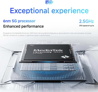 Smartphone Xiaomi Redmi Note 14 5G NFC Midnight Black (Preto) 8GB RAM 256GB ROM