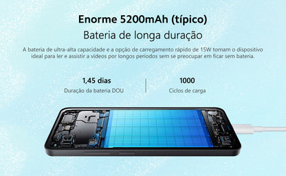 Smartphone Xiaomi Redmi A5 128GB 4GB RAM Dual SIM Tela 6.88'' - Preto Midnight Black