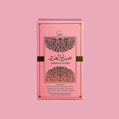 Perfume Al Wataniah Sabah Al Ward Sugar 100ml Original Importado - Fragrância Feminina Premium Árabe Eau de Parfum