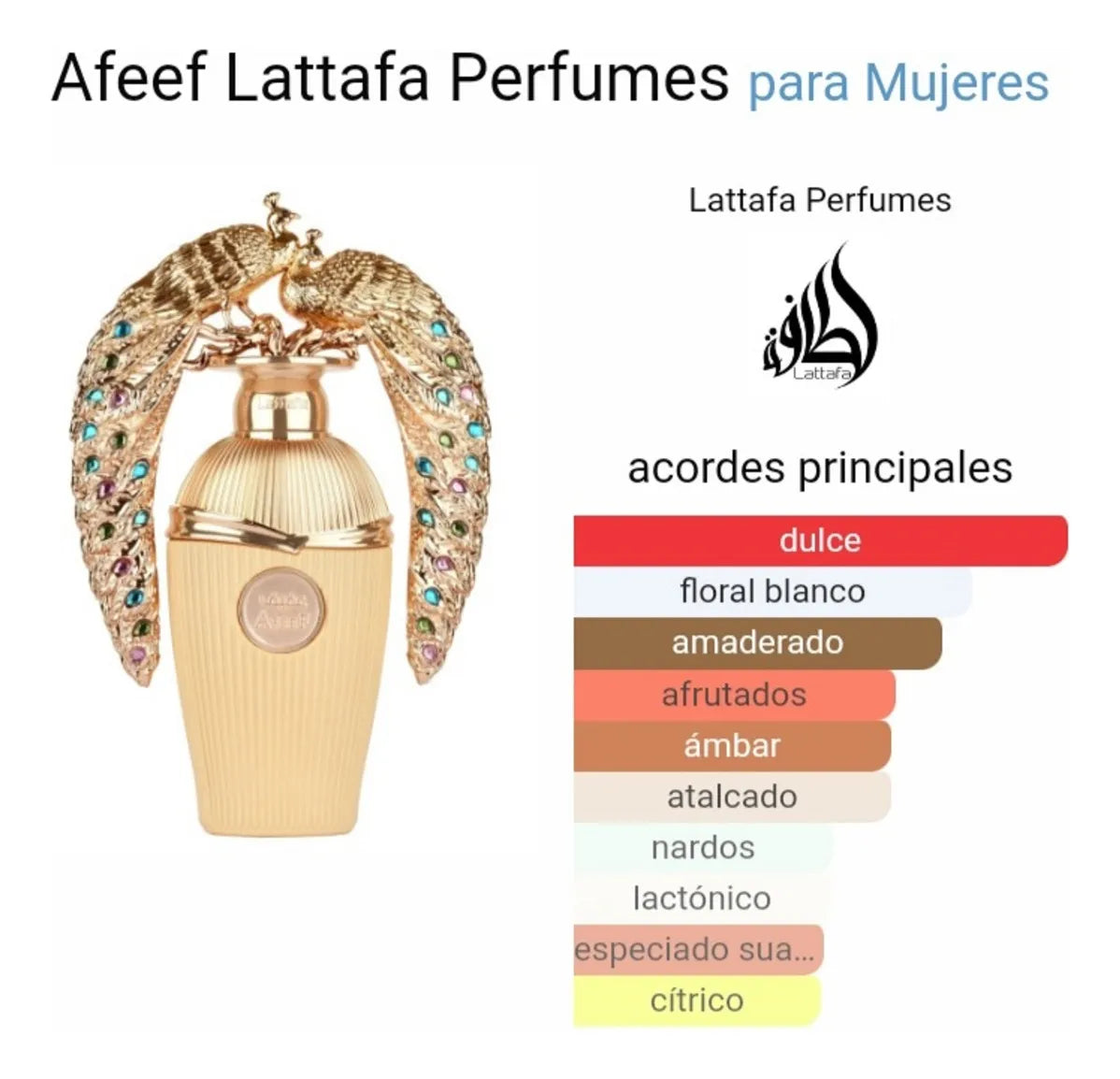 Perfume Lattafa Afeef 100ml Original Importado - Fragrância Masculina Premium Árabe Eau de Parfum