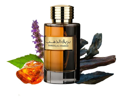 Perfume Al Wataniah Bareeq Al Dhahab 100ml Original Importado - Fragrância Unissex Premium Árabe Eau de Parfum