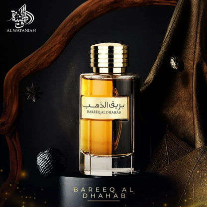 Perfume Al Wataniah Bareeq Al Dhahab 100ml Original Importado - Fragrância Unissex Premium Árabe Eau de Parfum