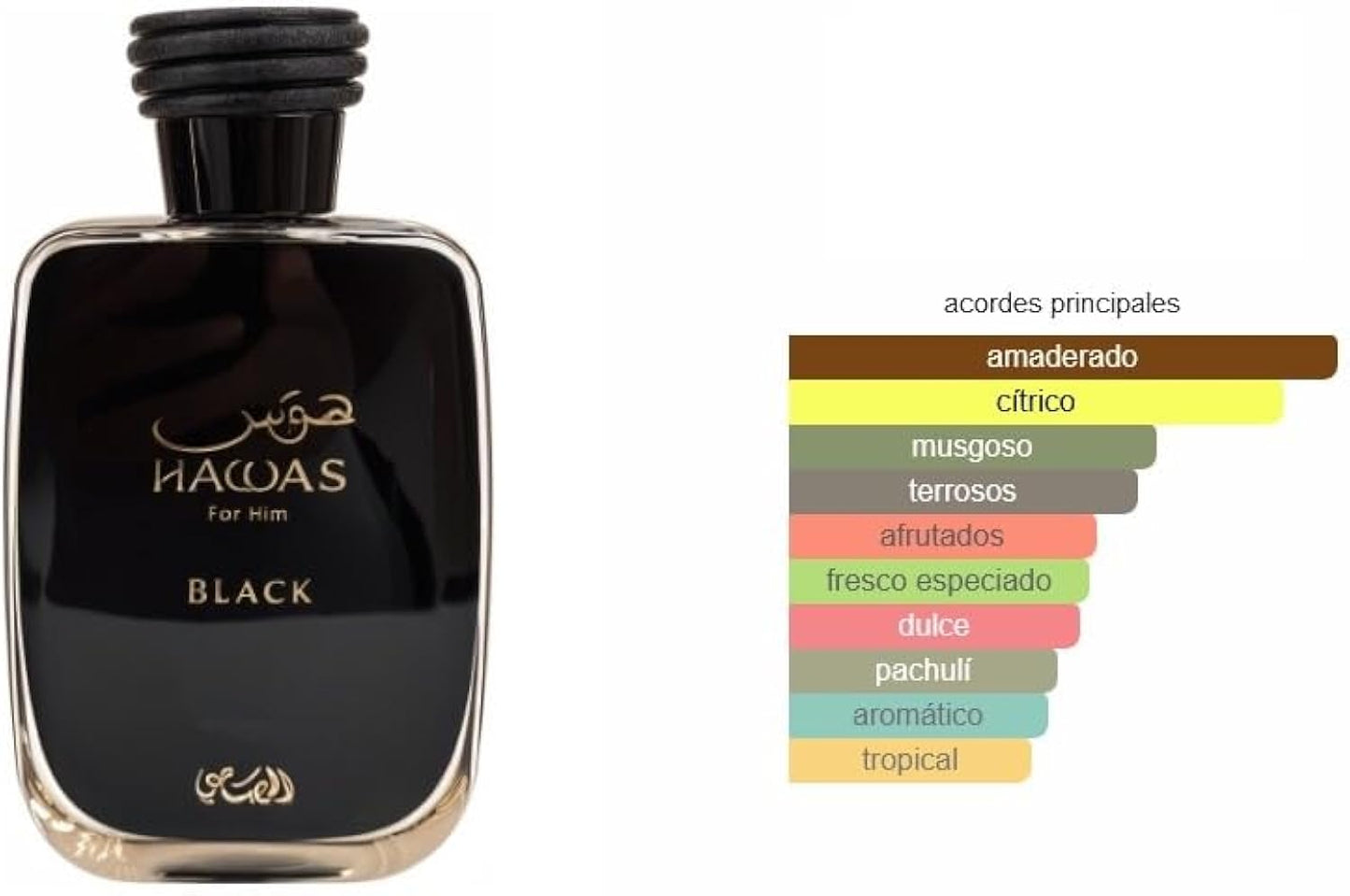 Perfume Rasasi Hawas for Him 100ml Original Importado - Fragrância Masculina Premium Árabe Eau de Parfum