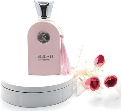 Perfume Maison Alhambra Delilah Pour Femme 100ml Original Importado - Fragrância Feminina Premium Árabe Eau de Parfum